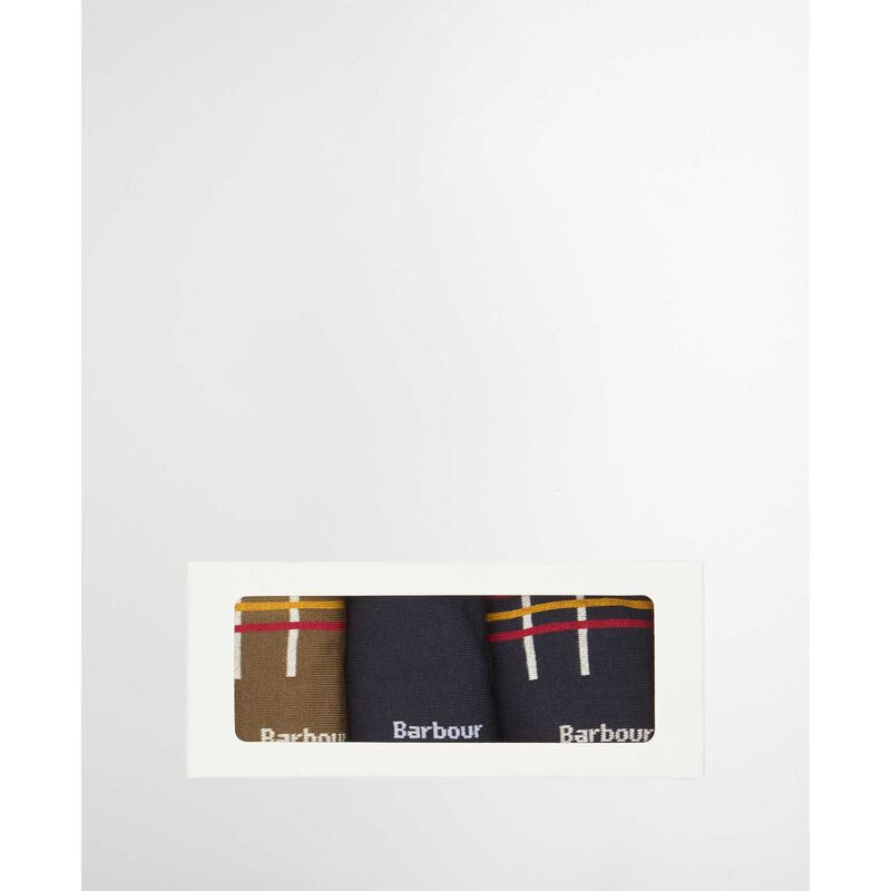 Barbour Tartan Socks Gift Box image number 1